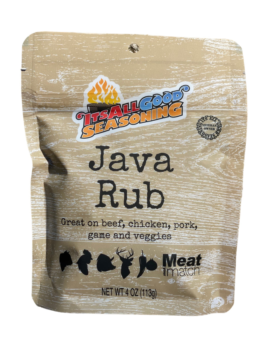 Java Rub | Coffee BBQ Rub – Its All Good Seasoning