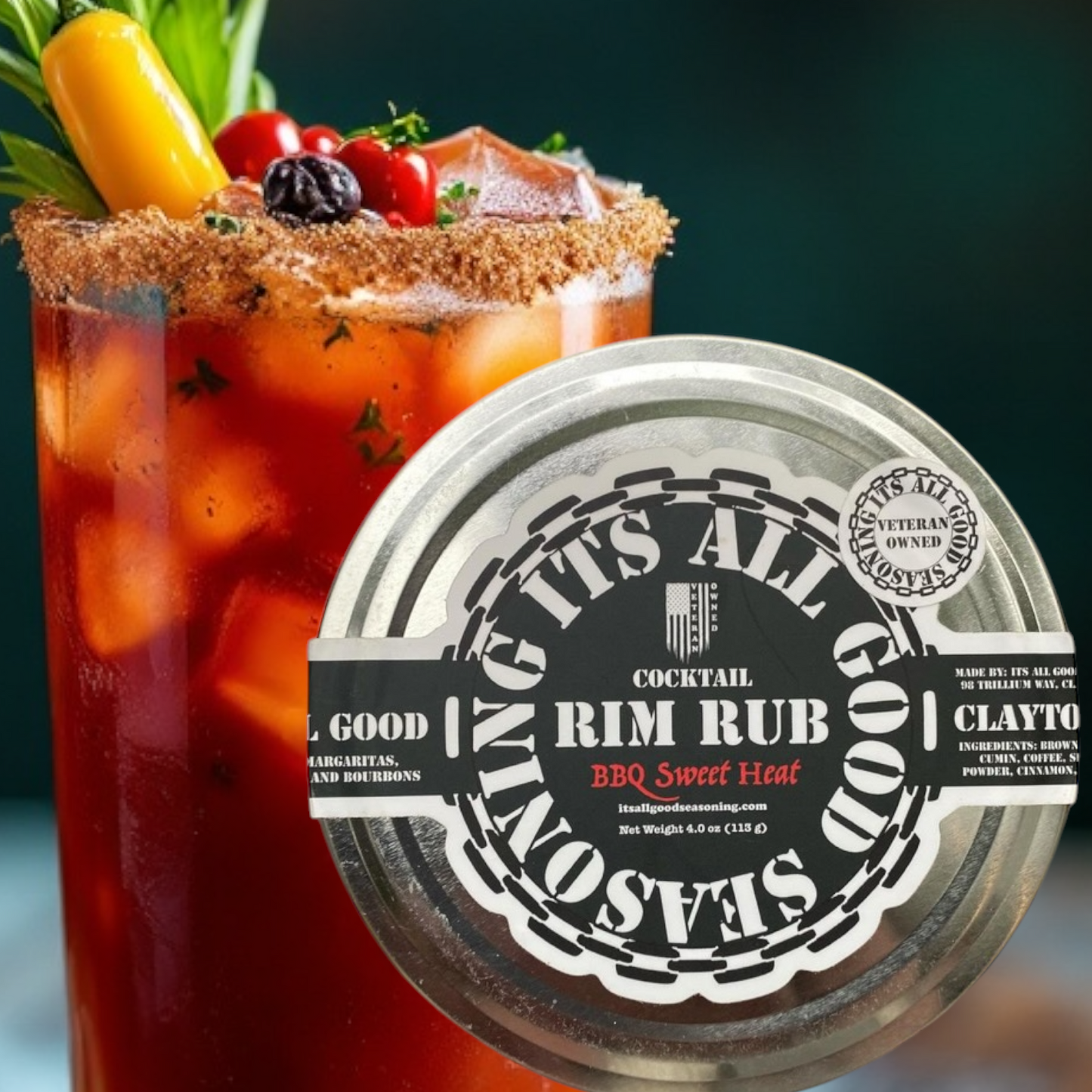 BBQ Sweet Heat Rim Rub | Sweet and Spicy Rimmer