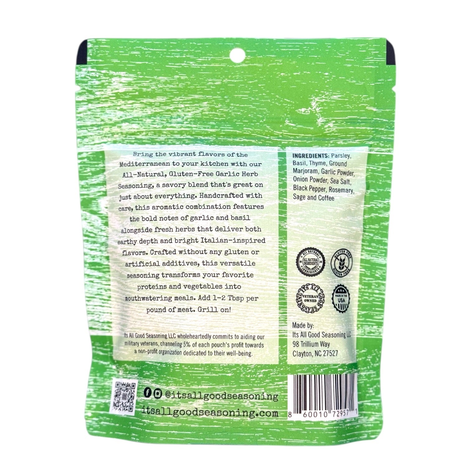 Garlic Herb Seasoning