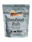 Our Seafood Rub is the best crab seasoning featuring a smoky salty taste with a spicy kick that includes notes of fresh celery and sage.
