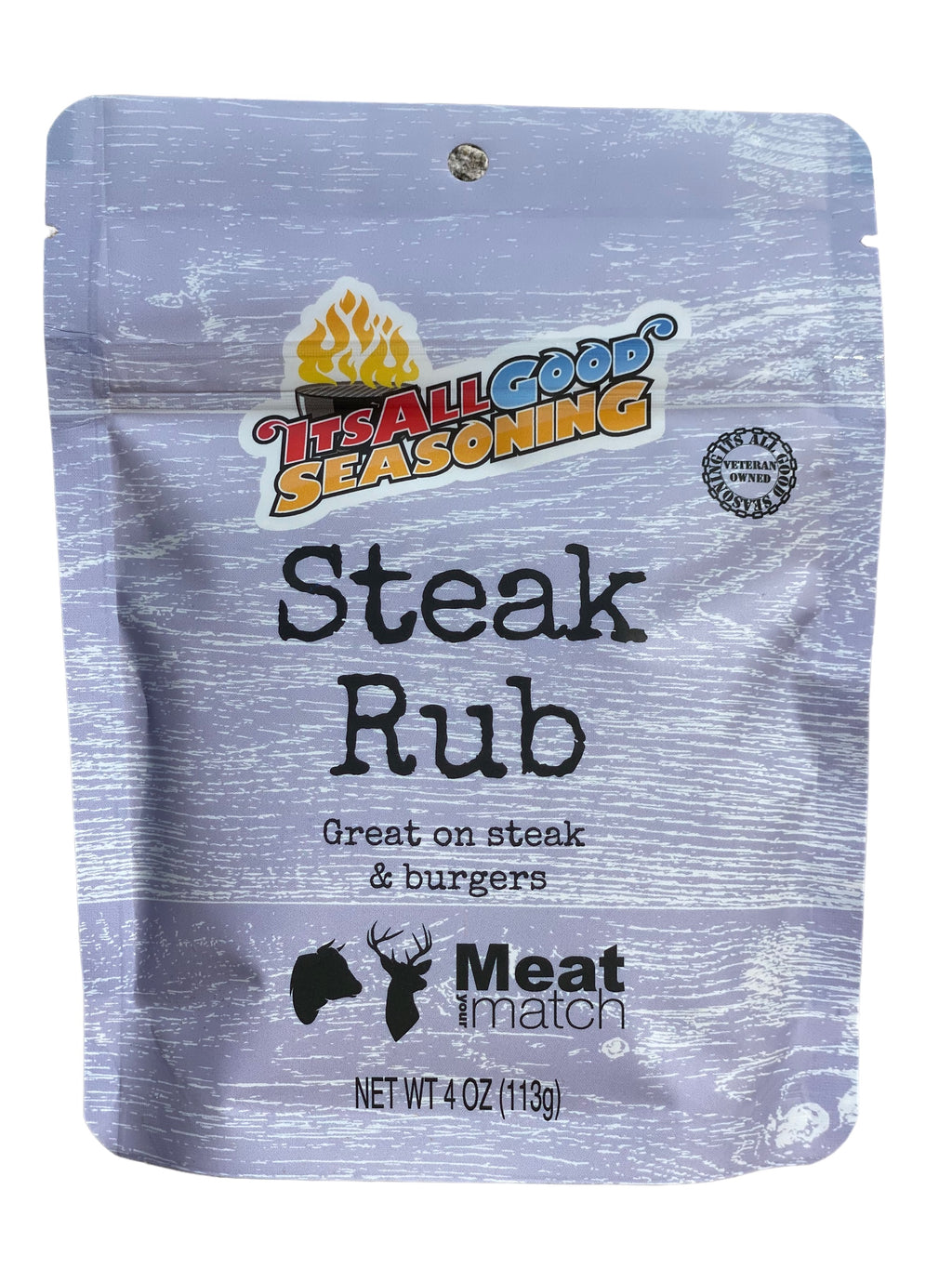 Our Blackened Steak Rub is fantastic on steaks, burgers, brisket, and tri-tip.